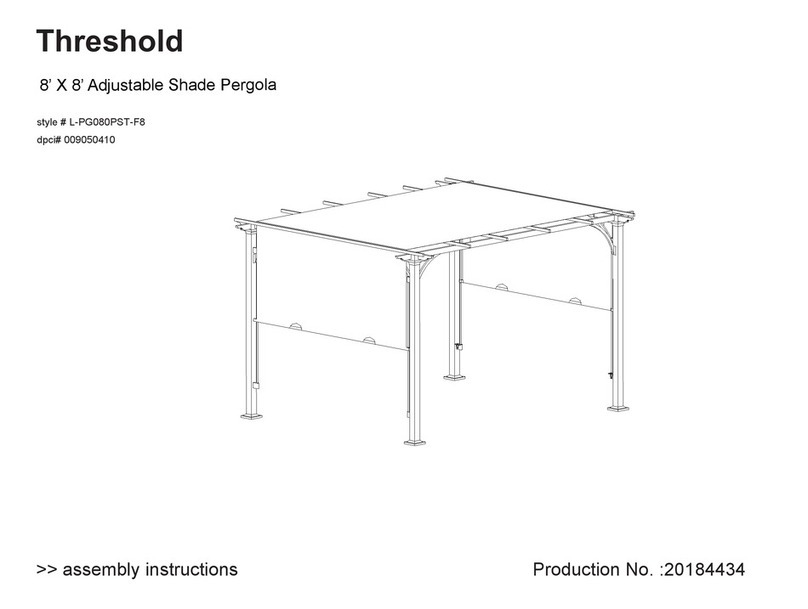 Threshold L-PG080PST-F8 Assembly instructions Threshold L-PG080PST-F8 Assembly instructions