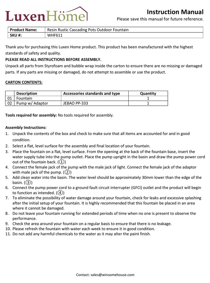 LuxenHome WHF611 User manual LuxenHome WHF611 User manual