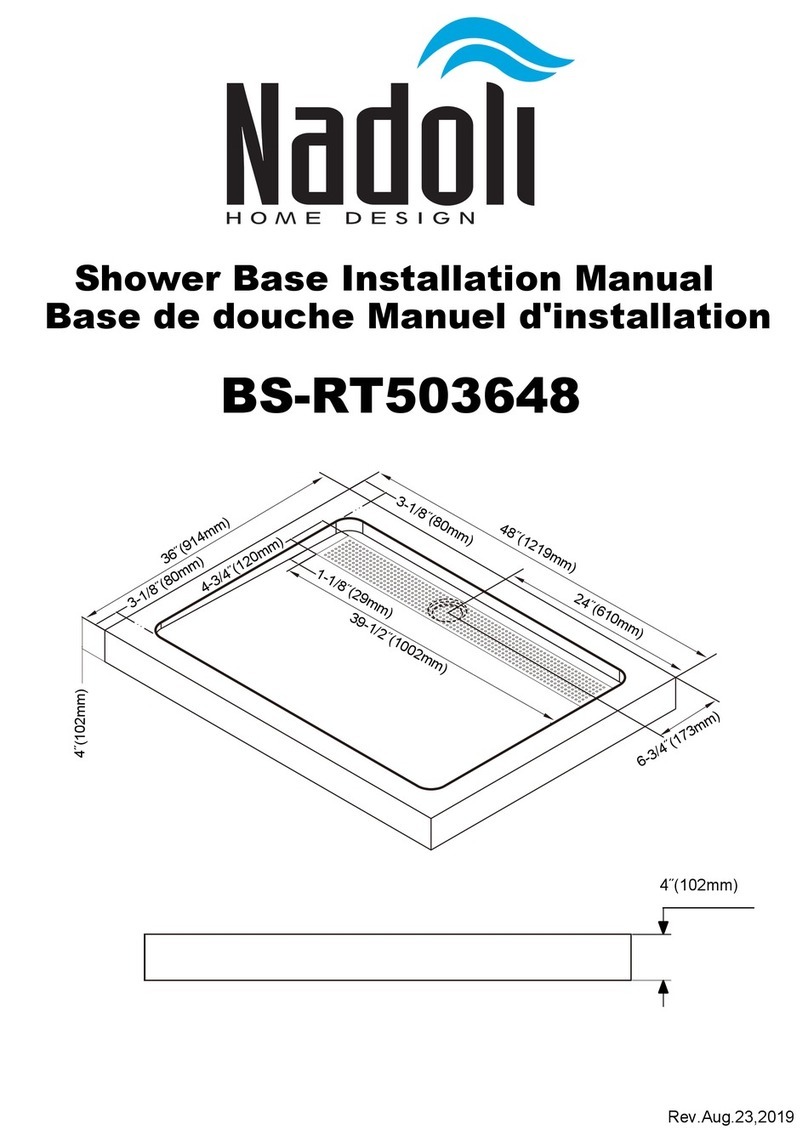 Nadoli BS-RT503648 installation manual