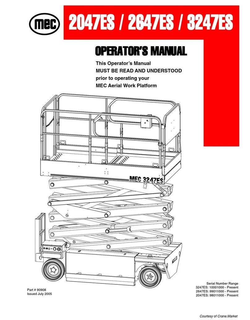 Mec 2047ES owner's manual Mec 2047ES owner's manual