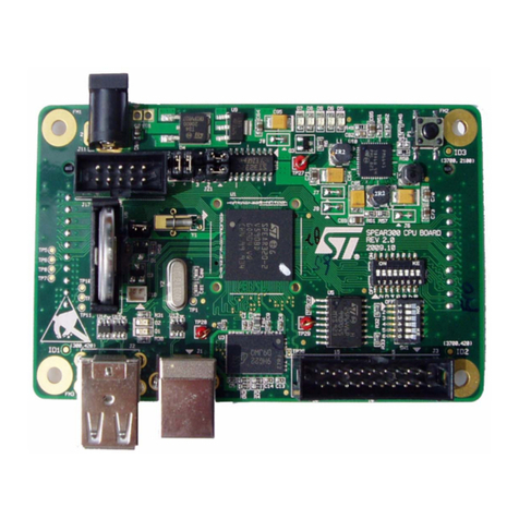 ST EVALSPEAr320CPU User manual