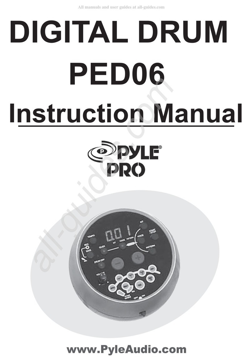 Pyle Pro PED06 instruction manual