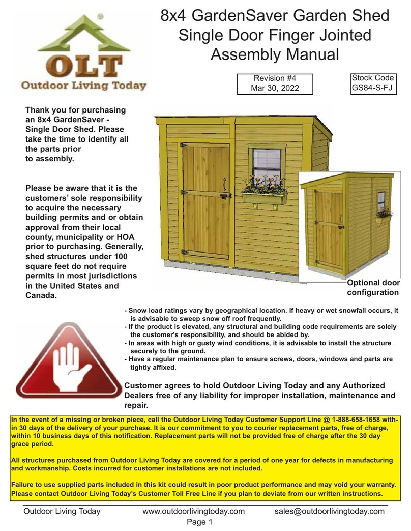 OLT GardenSaver GS84-S-FJ Assembly manual