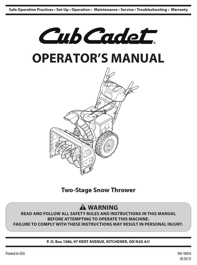 Cub Cadet 31AM53TR596 User manual