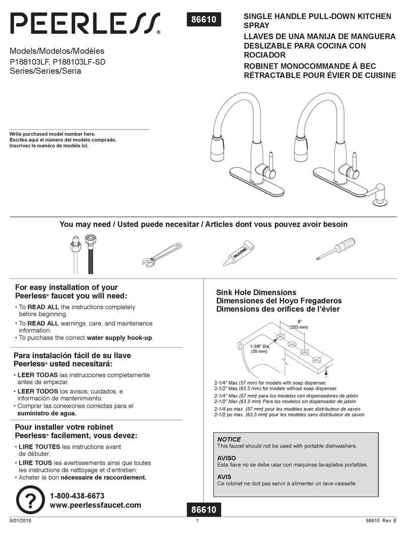 PEERLESS P188103LF-OB User manual