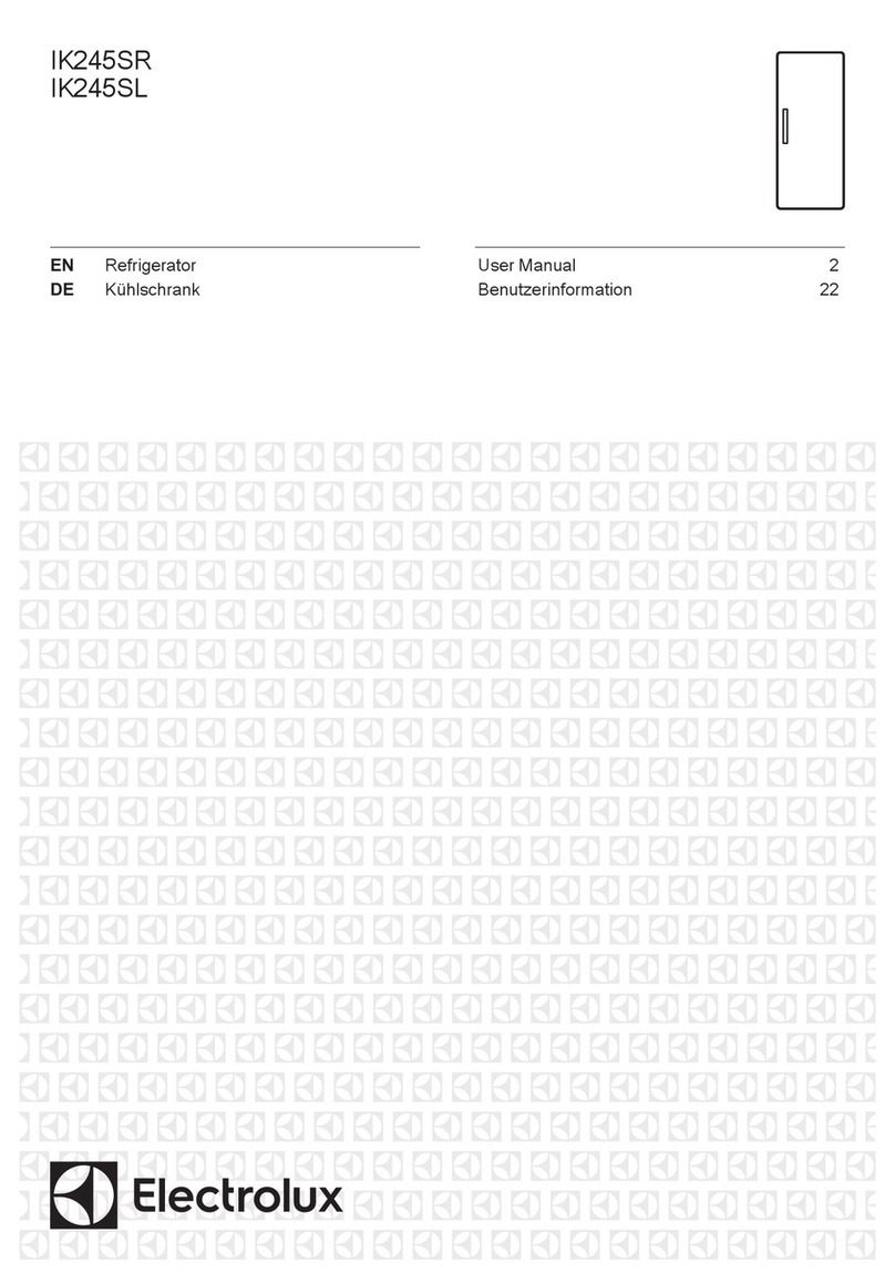 Electrolux IK245SR User manual Electrolux IK245SR User manual