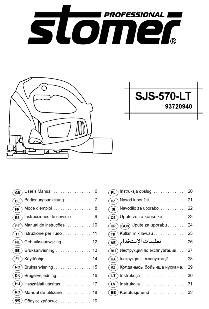 Stomer Professional SJS-570-LT user manual