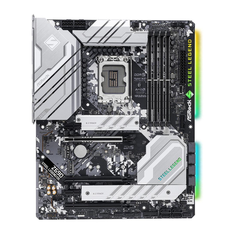 ASROCK Z690 Steel Legend WiFi 6E/D5 User manual ASROCK Z690 Steel Legend WiFi 6E/D5 User manual