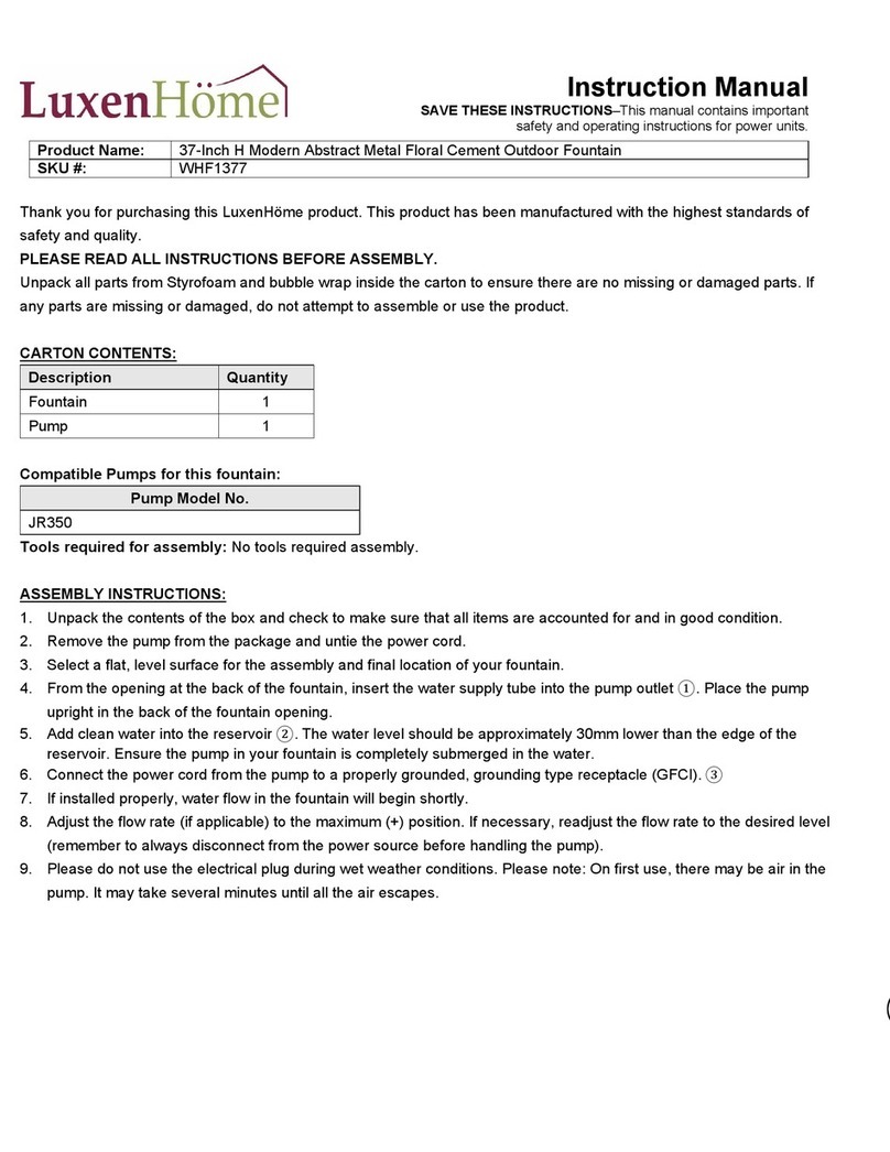 LuxenHome WHF1377 User manual LuxenHome WHF1377 User manual