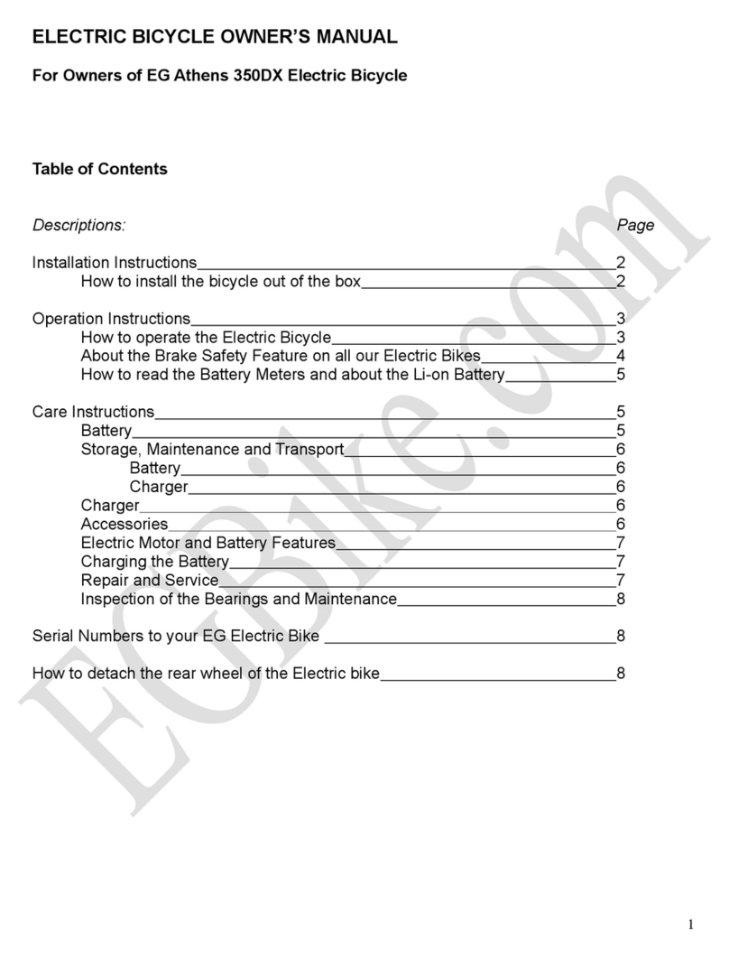 EG Athens 350DX owner's manual
