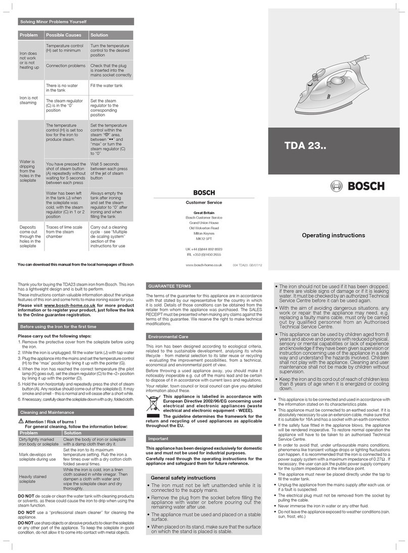 Bosch TDA2365TH manual Bosch TDA2365TH manual