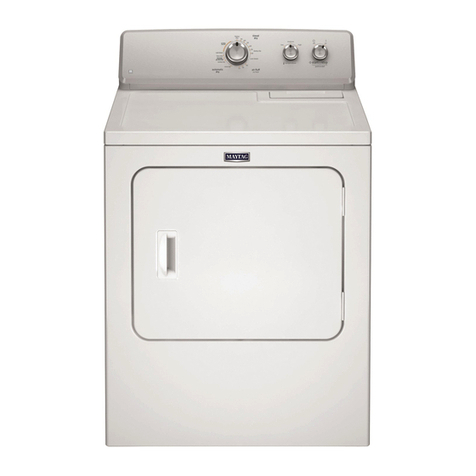 Maytag 3LMEDC315FW User manual
