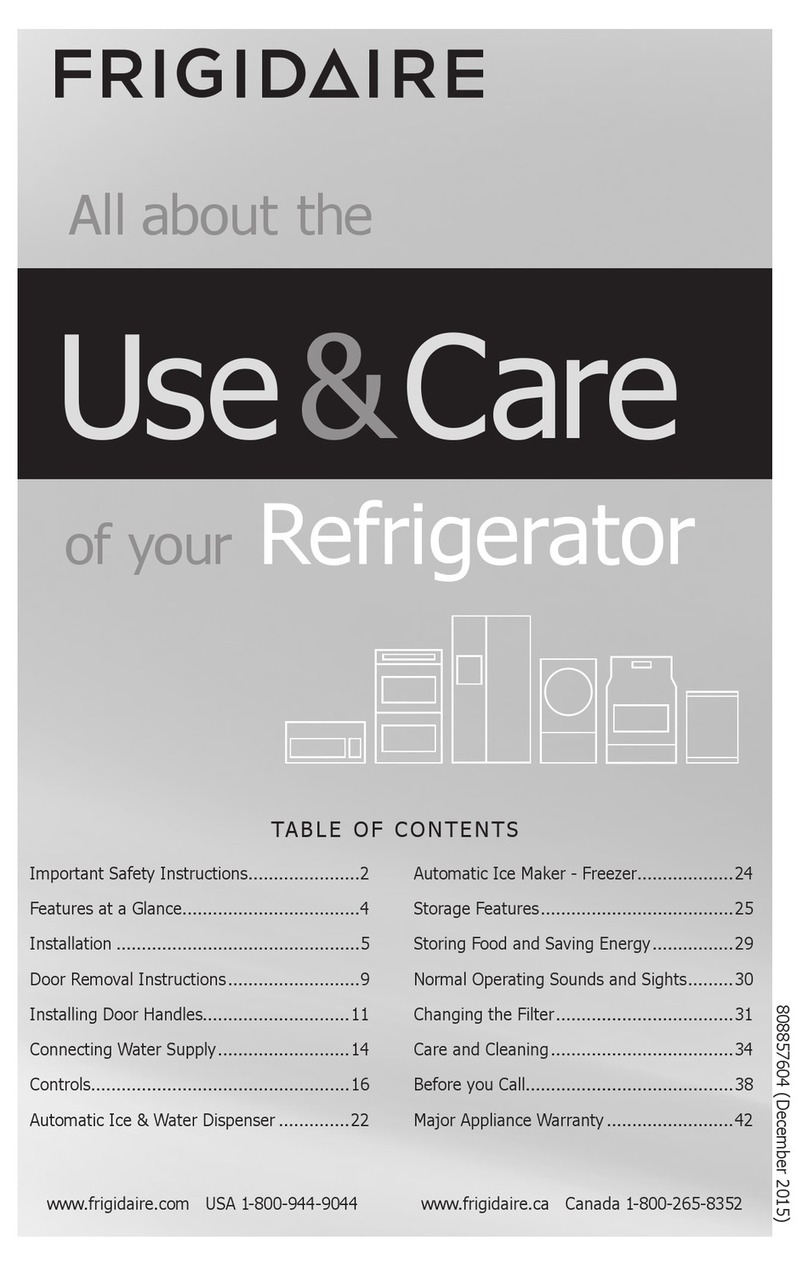 Electrolux Frigidaire FPBS2777RF9 use & care