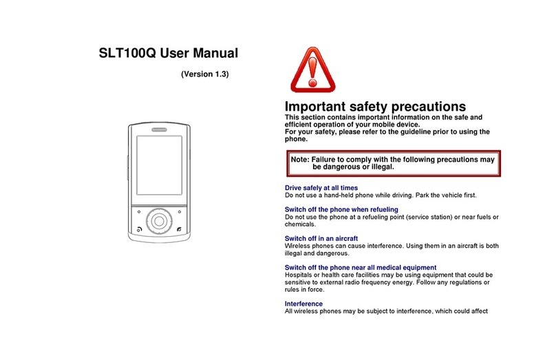 Ezze Mobile Tech SLT100Q User manual Ezze Mobile Tech SLT100Q User manual