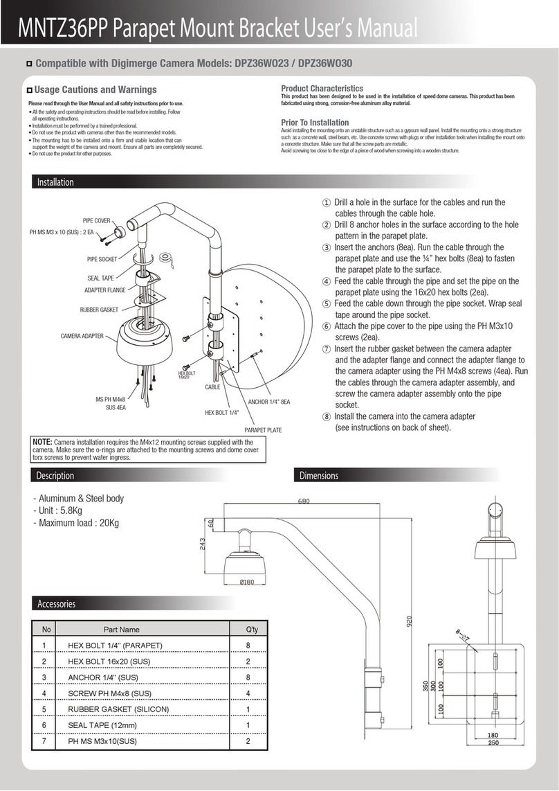 FLIR MNTZ36PP user manual