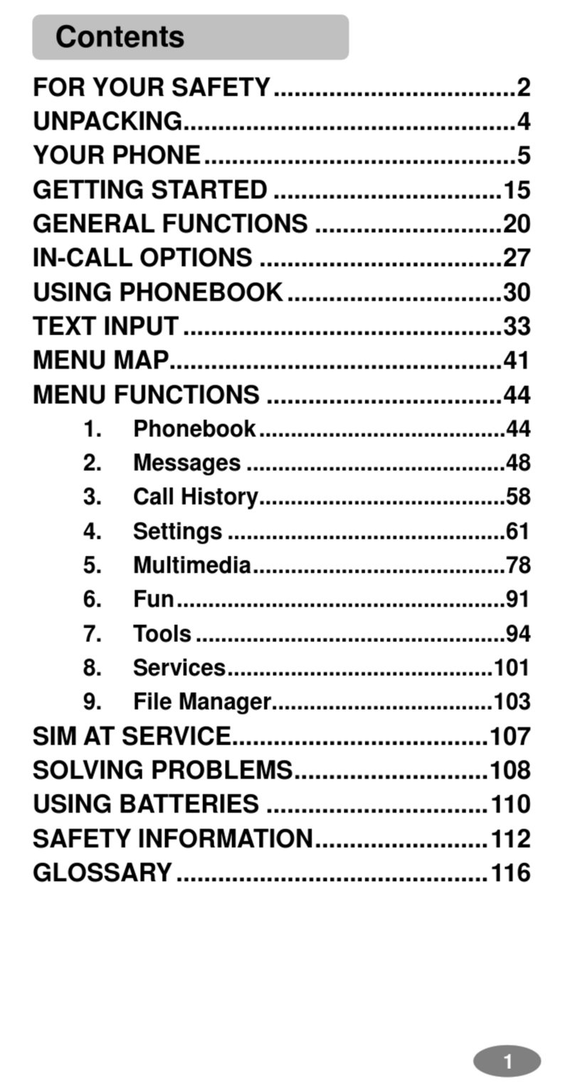 Ezze Mobile Tech SL900 manual
