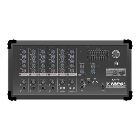 YORKVILLE MP6D2 Service manual