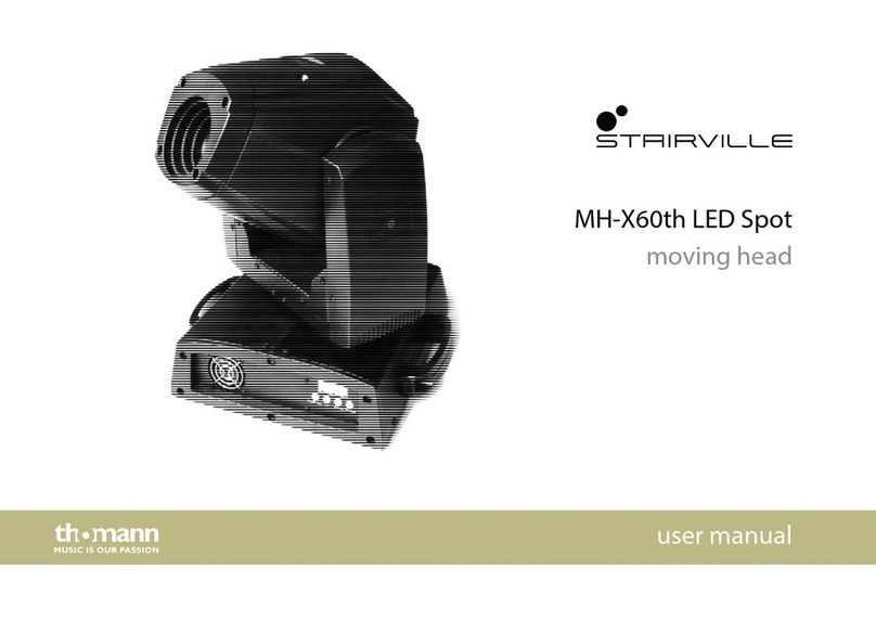 thomann Stairville MH-X60th LED Spot user manual