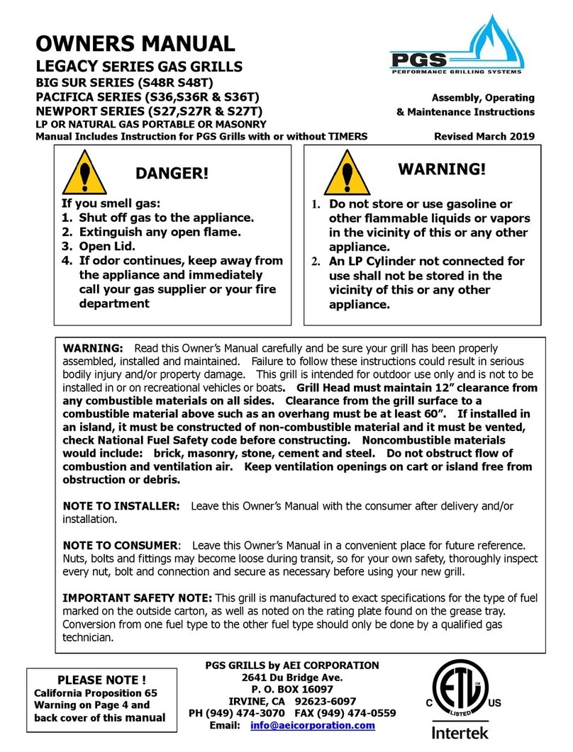 PGS S48T owner's manual
