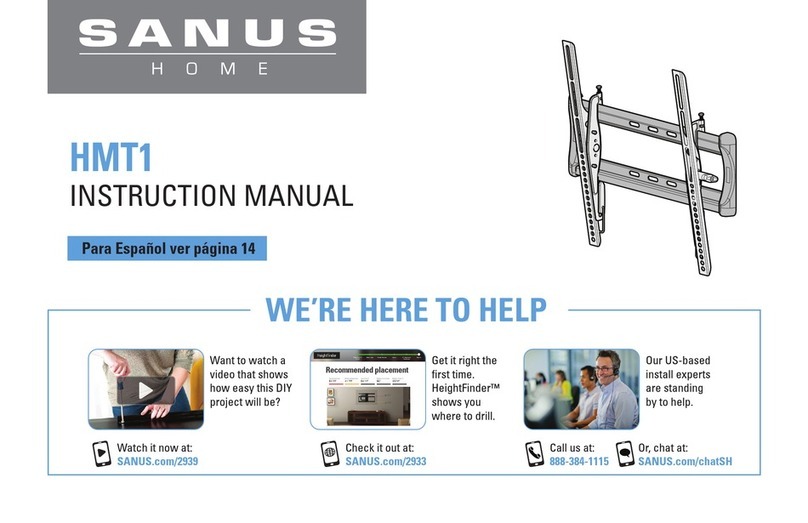 Sanus HMT1 User manual