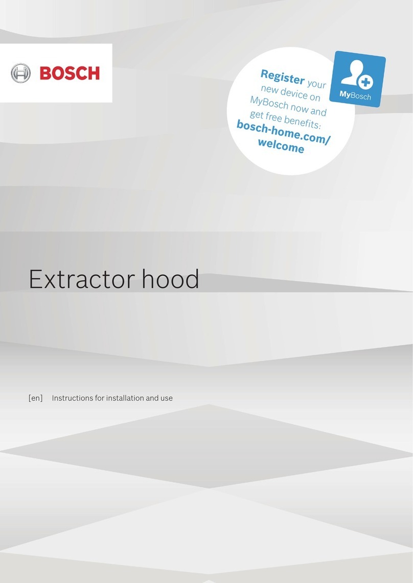 Bosch DWK98PR60/02 Instructions for installation and use
