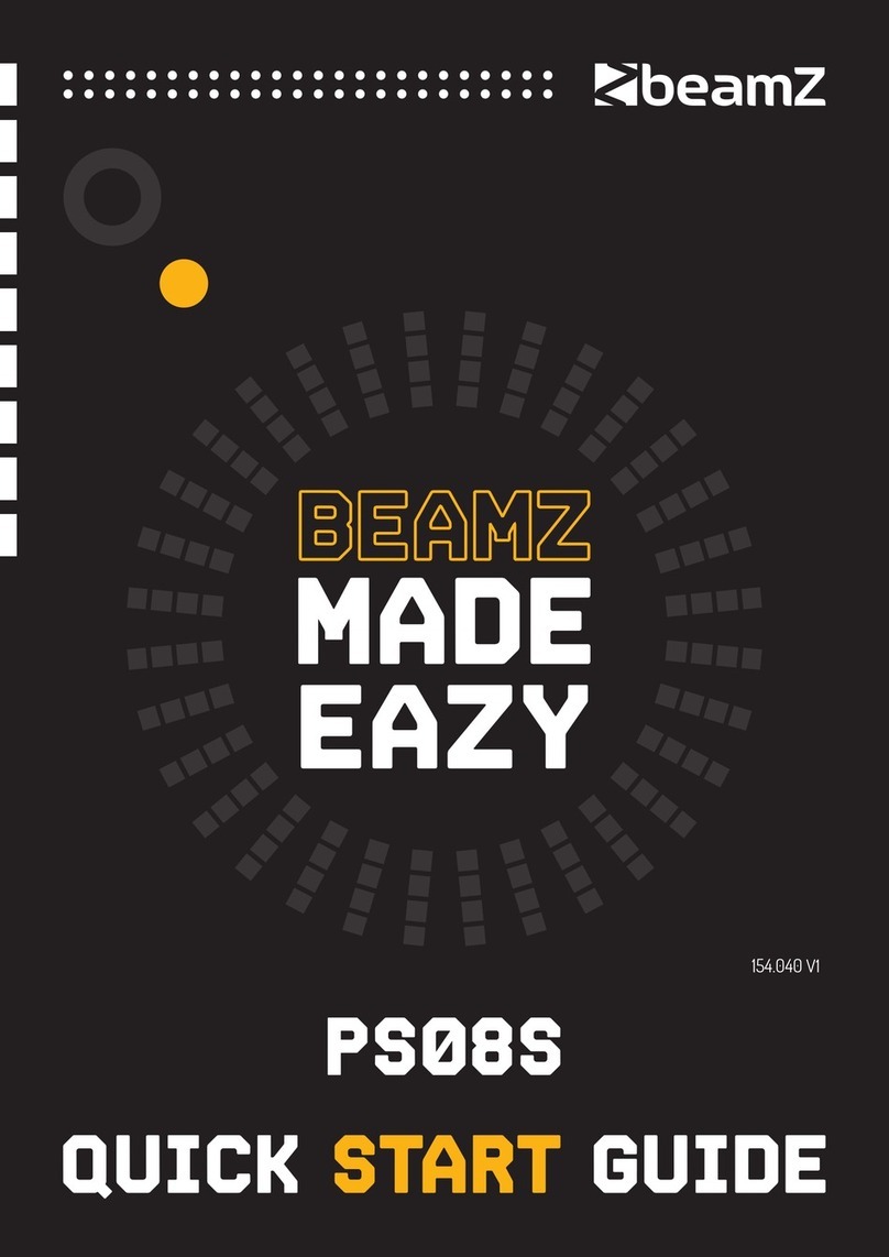 Beamz PS08S quick start guide