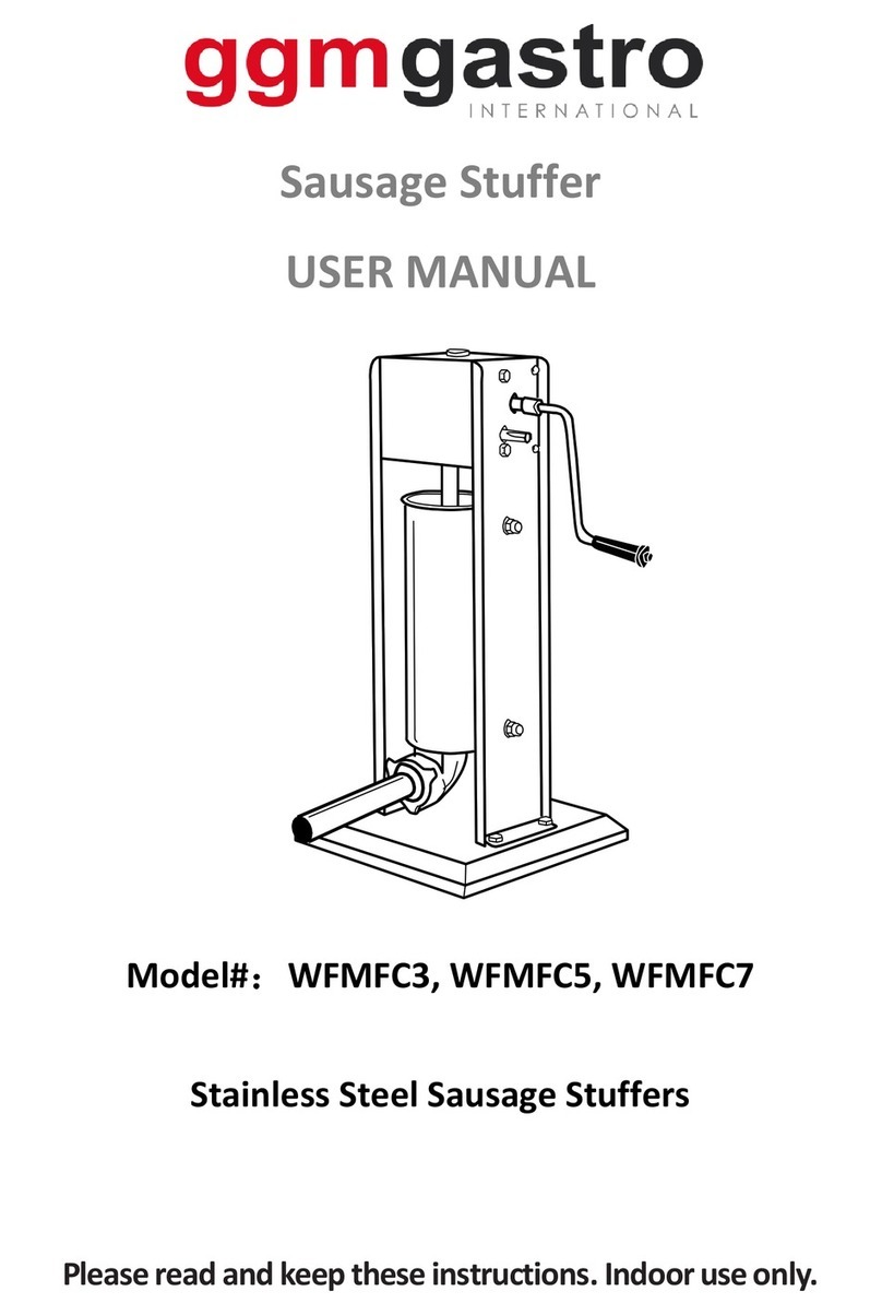 GGM gastro WFMFC3 user manual