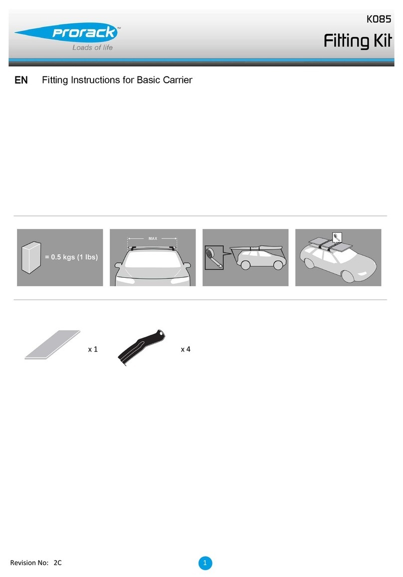 Prorack K085 User manual