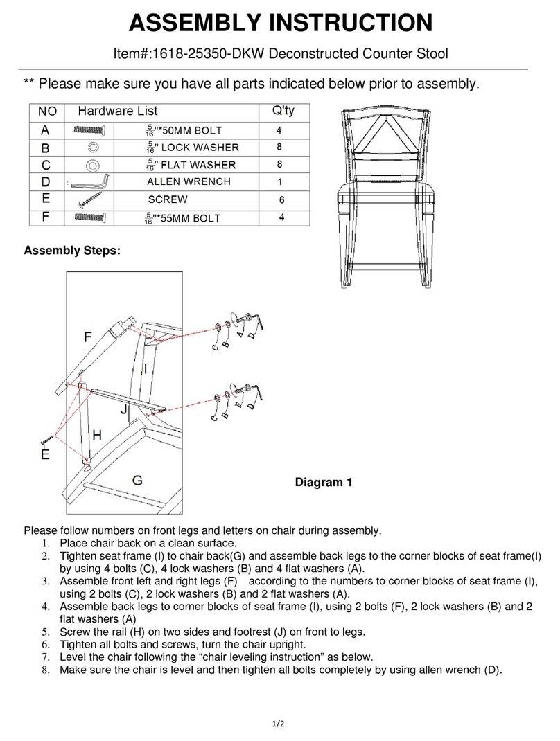 Hooker Furniture 1618-25350-DKW User manual