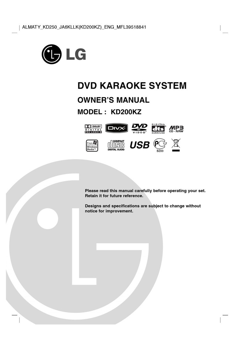 LG KD200KZ User manual