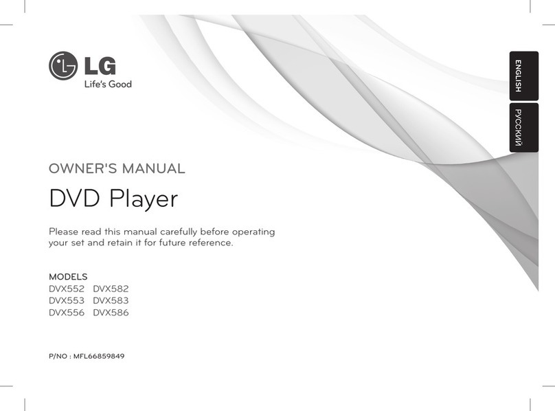 LG DVX553 User manual