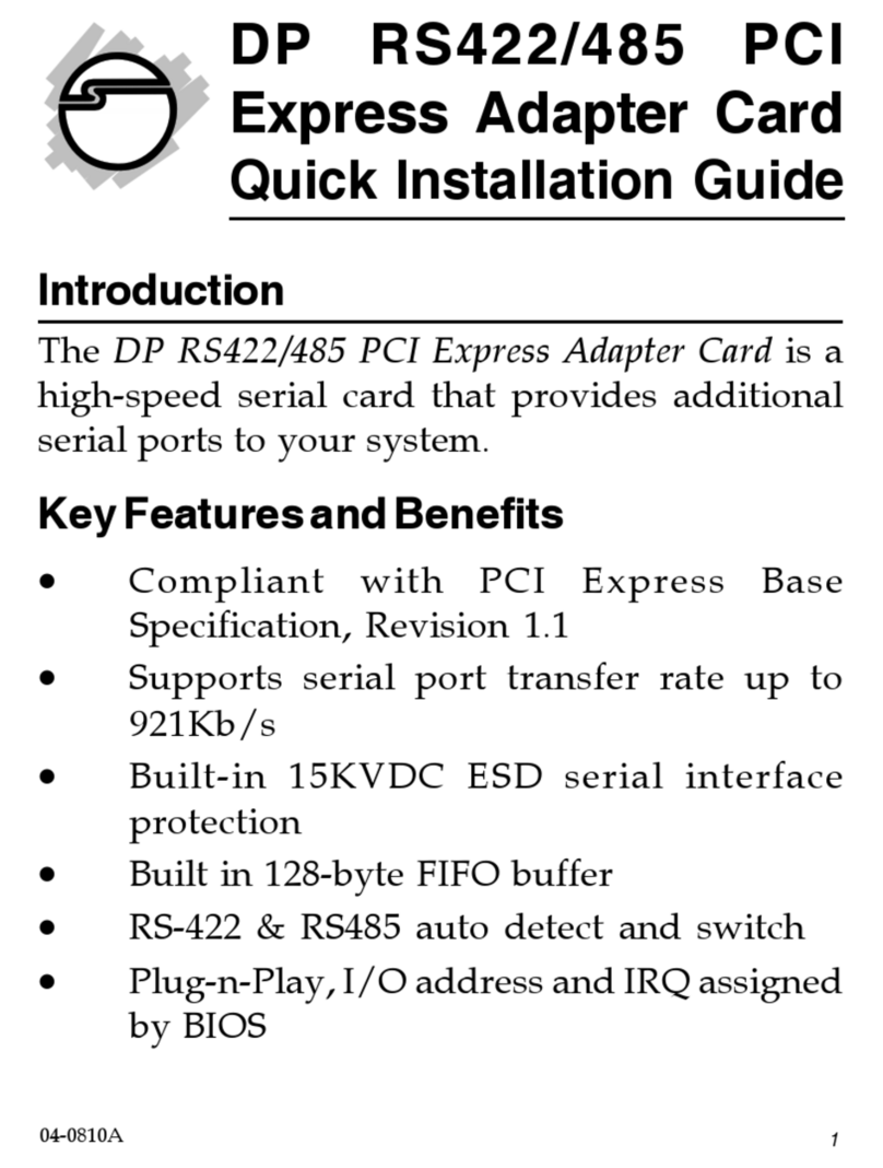 SIIG ID-P40411-S1 Quick installation guide