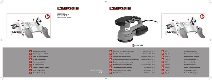 Pattfield Ergo Tools PE-430ES User manual