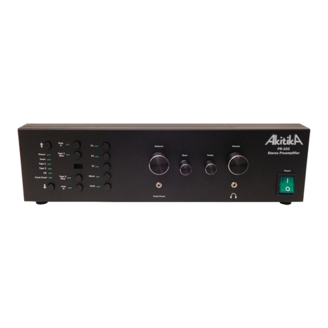 AkitikA PR102NR User manual AkitikA PR102NR User manual