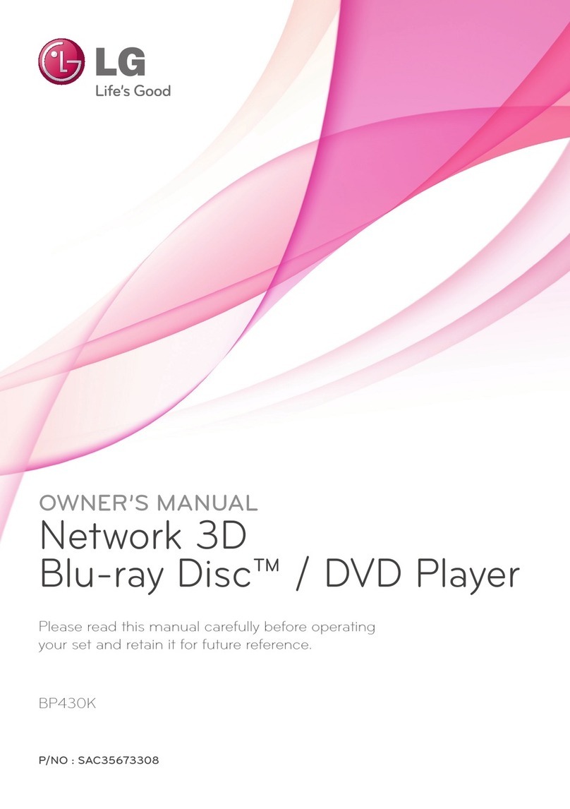 LG BP430K User manual