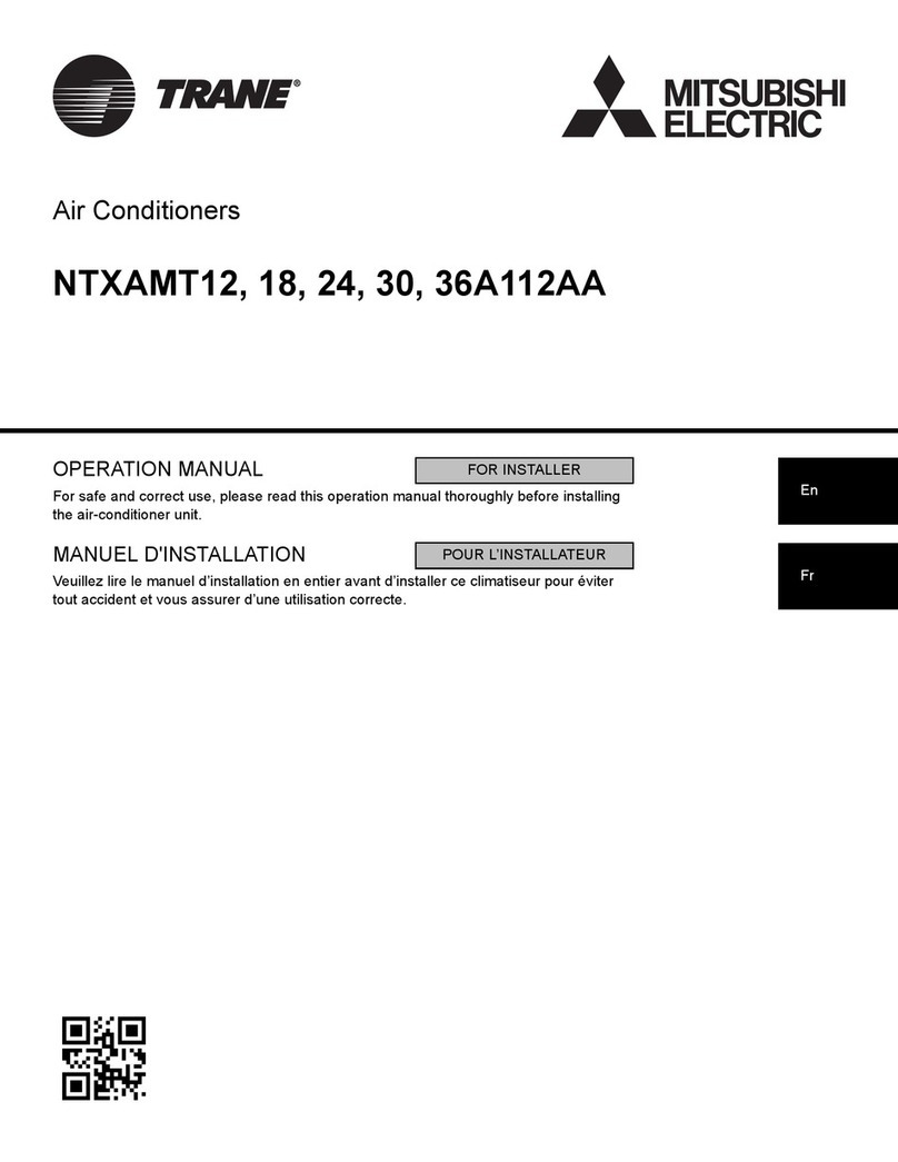 Mitsubishi Electric Trane NTXAMT12A112AA User manual