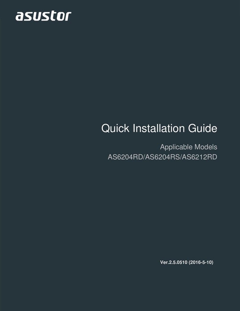 ASUSTOR AS6204RS User manual ASUSTOR AS6204RS User manual