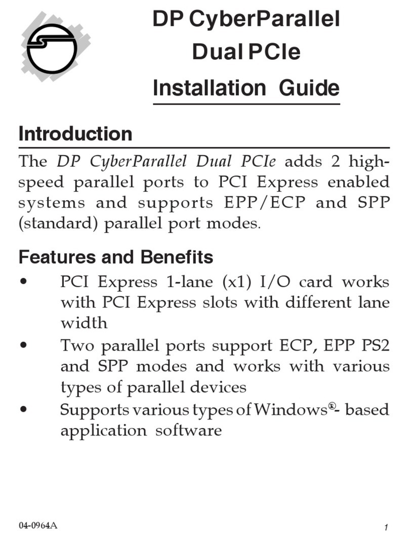 SIIG JJ-E02211-S1 User manual