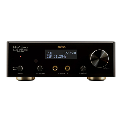 Fostex HP-A8MK2 owner's manual