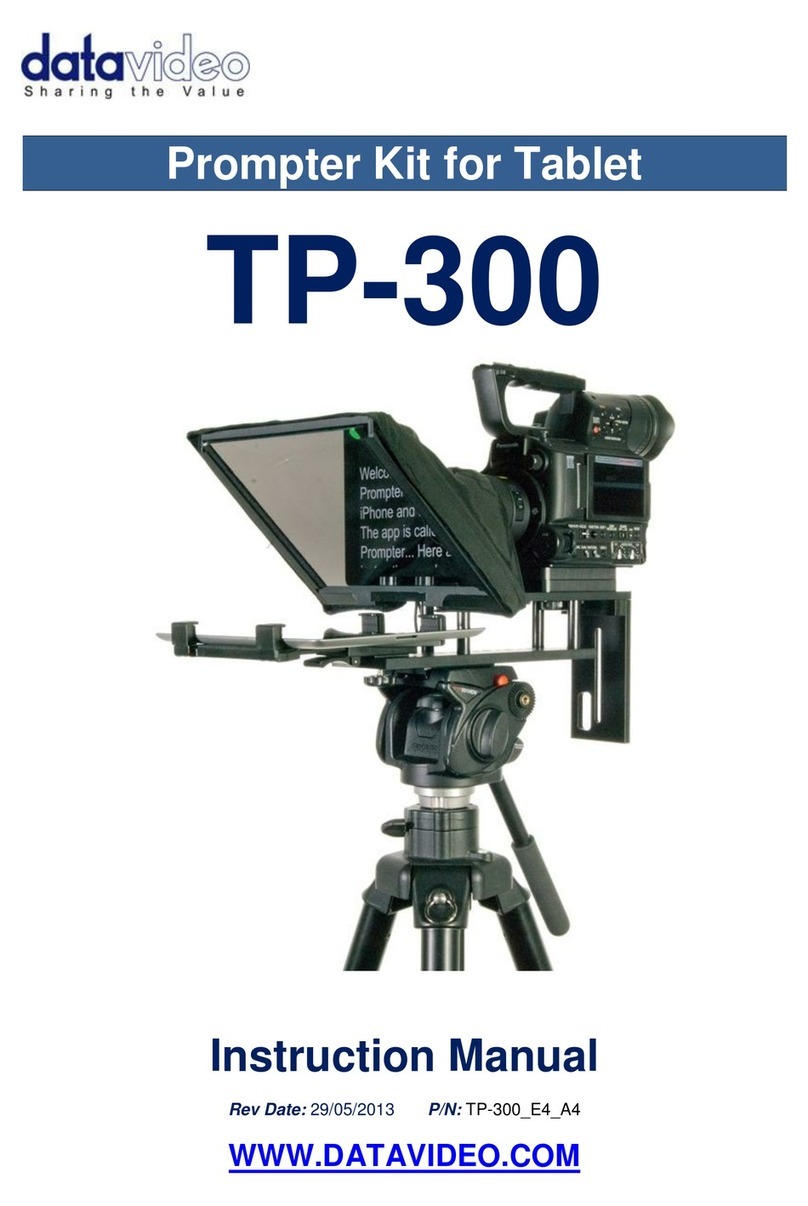 Data Video TP300-B instruction manual