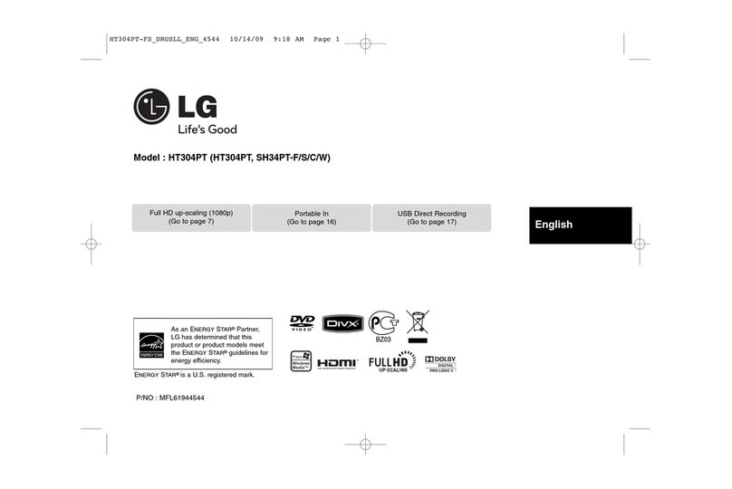 LG HT304PT User manual