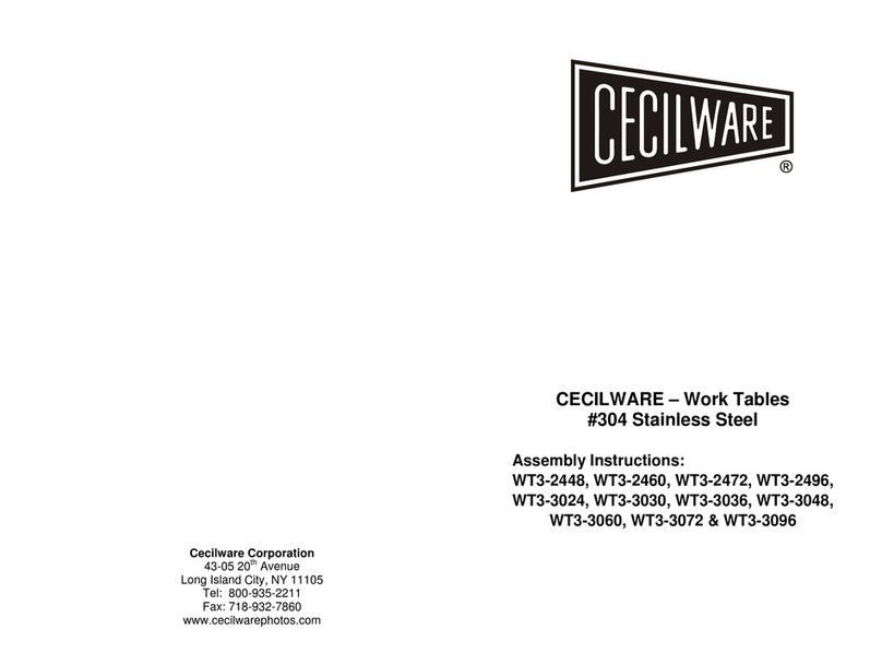 Cecilware WT3-2448 User manual