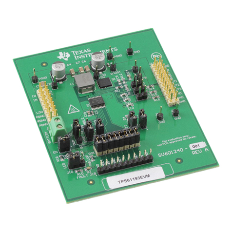 Texas Instruments TPS61193EVM User manual