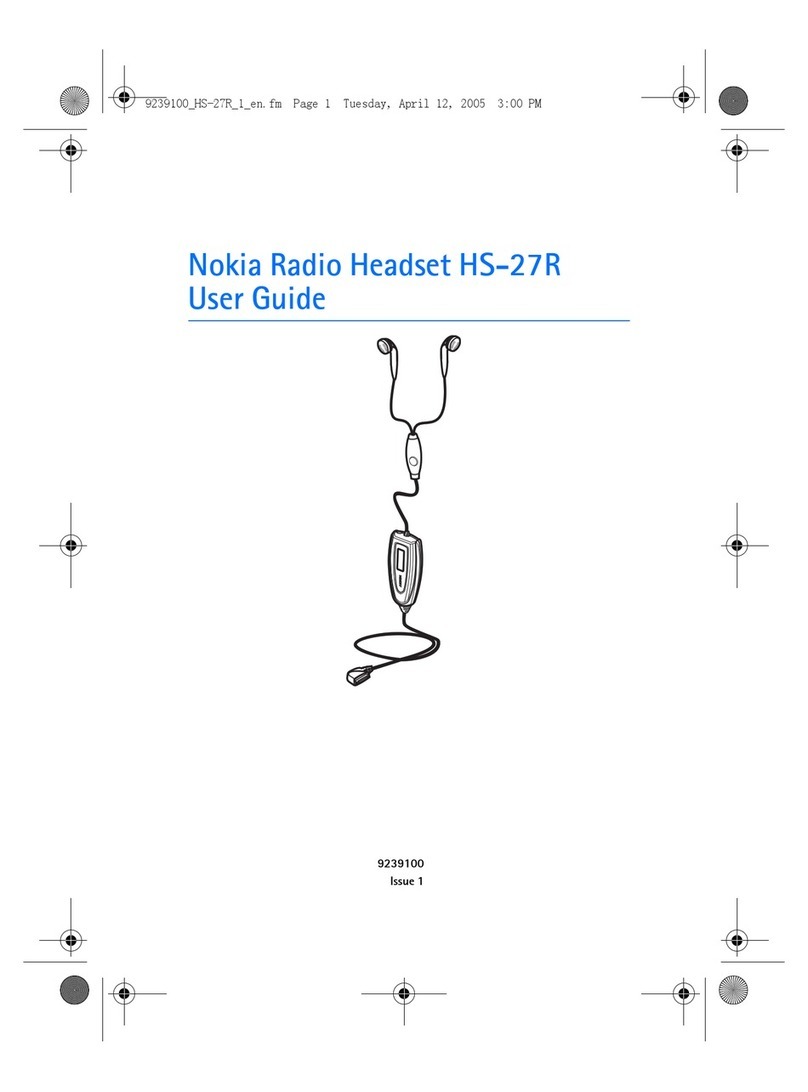 Nokia HS-27R user guide