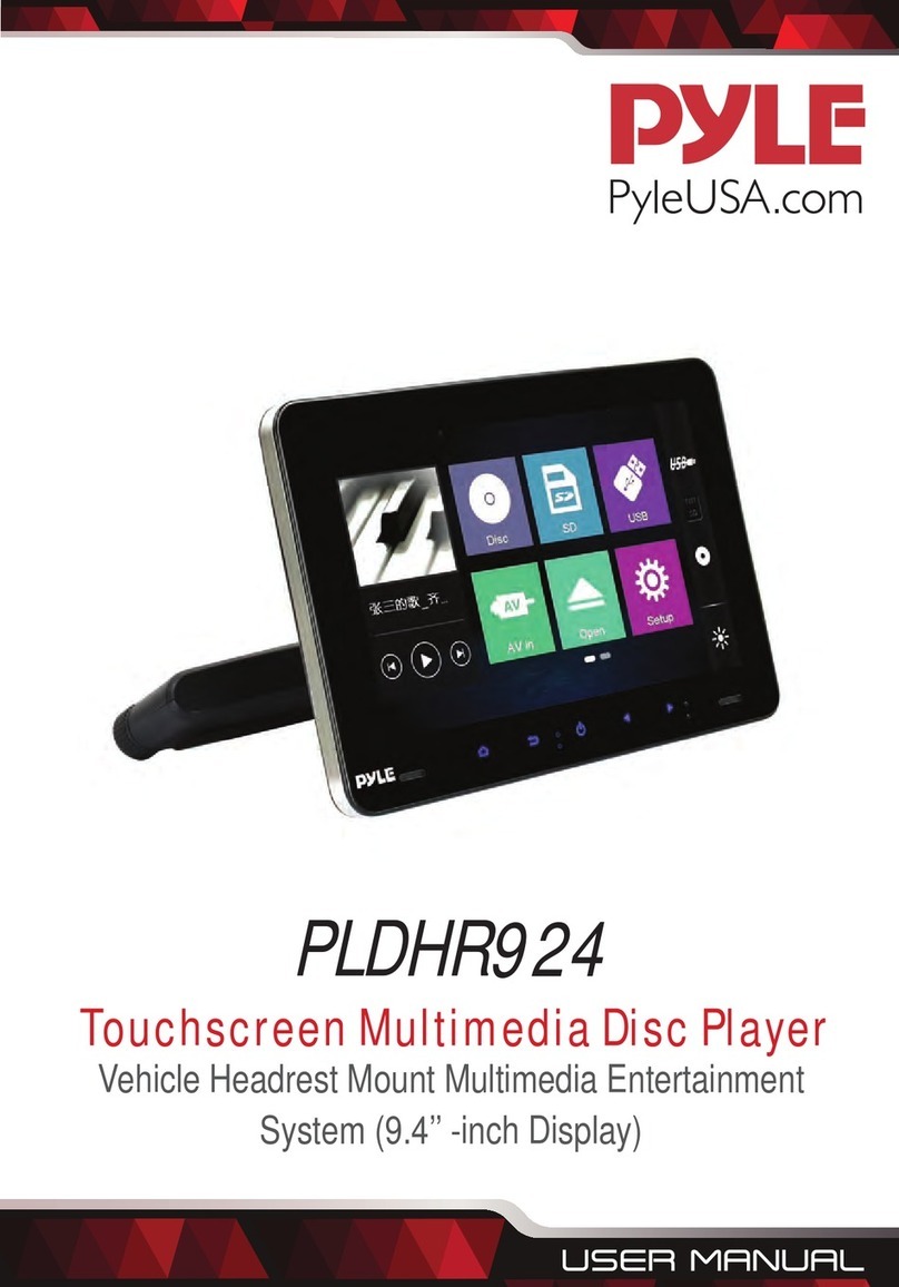 Pyle PLDHR924 user manual