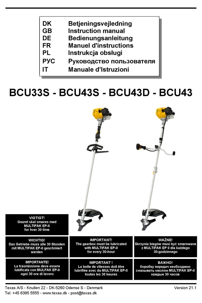 Texas A/S BCU33 User manual