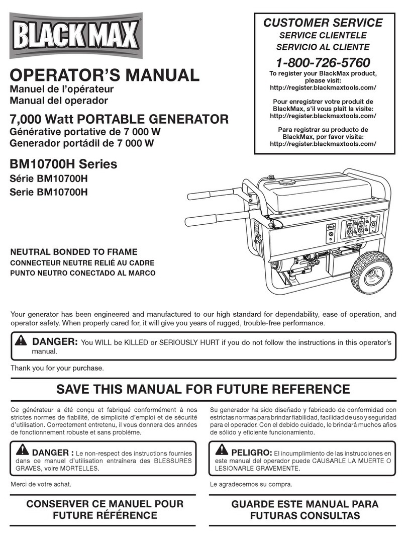 Black Max BM10700H Series User manual