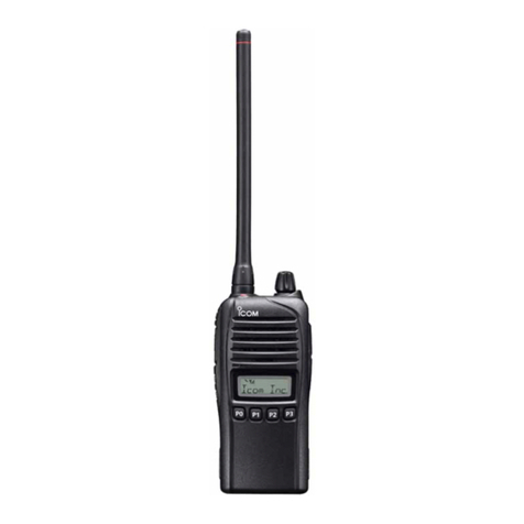 Icom F3020 Series User manual