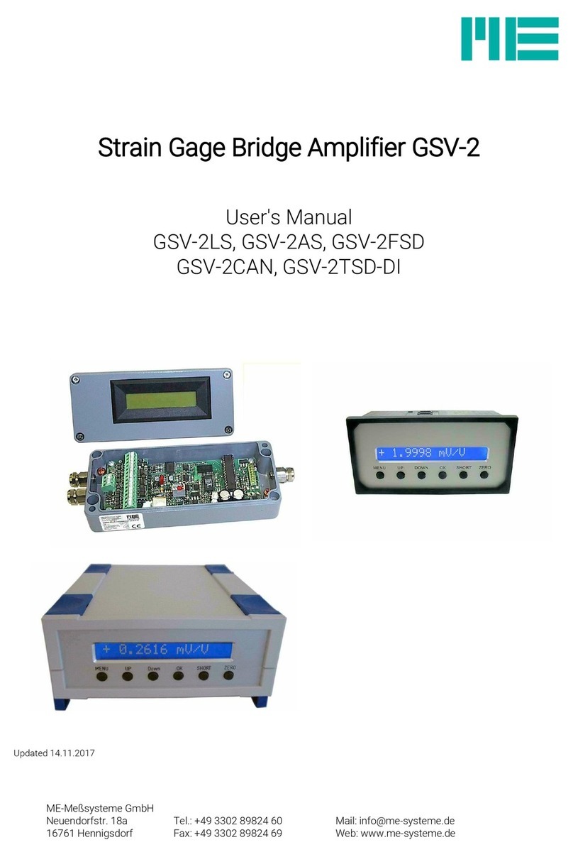 ME-Messysteme GSV-2 Series user manual