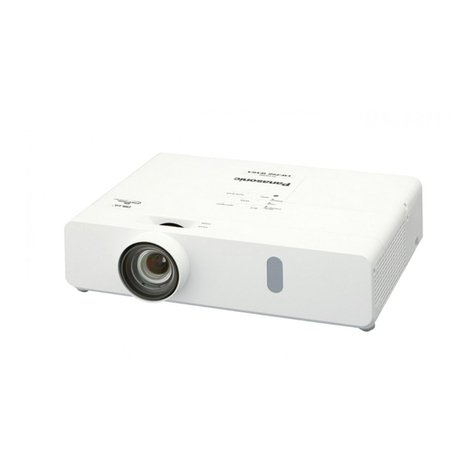 Panasonic PT-VX430 User manual